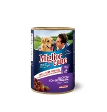 Консервы для собак Migliorcane с кусочками дичи 405 г (8007520011259)
