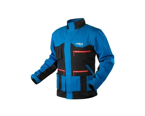 Куртка робоча Neo Tools HD+, розмір L (52), 275 г/м2,бавовна, високий комір, кишені (81-215-L)