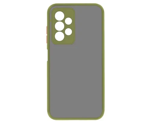 Чехол для мобильного телефона MAKE Samsung A23 Frame (Matte PC+TPU) Green (MCMF-SA23GN)