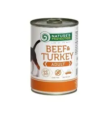 Консерви для собак Nature's Protection Adult Beef&Turkey 400 г (KIK45097)