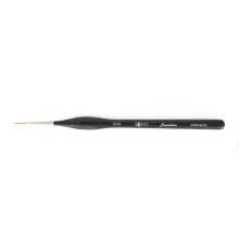 Кисточка для рисования Santi синтетика Sensation, короткая ручка с изгибом, круглая, №00 (310768)