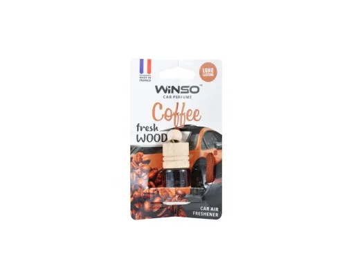 Ароматизатор для автомобіля WINSO Fresh Wood Coffee 4,5мл (530360)