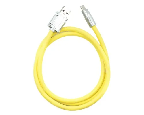 Дата кабель USB 2.0 AM to Type-C 1.0m yellow Dengos (PLS-TC-NS-YELLOW)