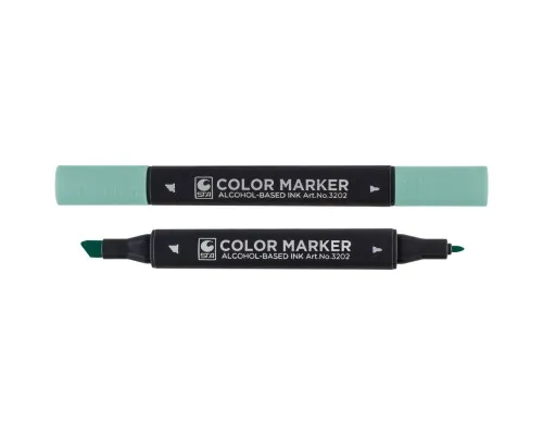 Художественный маркер STA двусторонний для эскизов, голубовато-зеленый (STA3202-57)