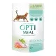Влажный корм для кошек Optimeal с кроликом в морковном желе 85 г (4820215365840)