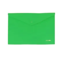 Папка - конверт Economix А4 180 мкм, непрозрачная, фактура "помаранч", зеленая (E31305-54)