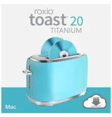 ПО для мультимедиа Corel Roxio Toast 20 Titanium ML EN/DE/FR/ES/IT Mac (ESDRTO20TIMACML)