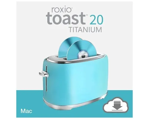 ПЗ для мультимедіа Corel Roxio Toast 20 Titanium ML EN/DE/FR/ES/IT Mac (ESDRTO20TIMACML)