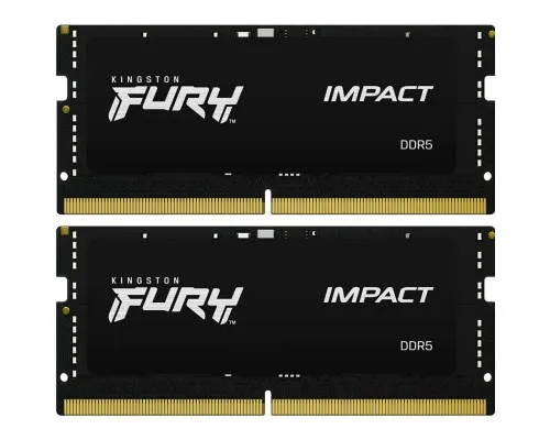 Модуль памяті для ноутбука SoDIMM DDR5 16GB (2x8GB) 6000 MHz Impact Kingston Fury (ex.HyperX) (KF564S38IB-16)