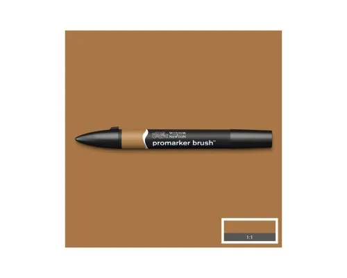 Маркер Winsor&Newton двосторонній Brushmarker, (O535) Какао (884955042670)