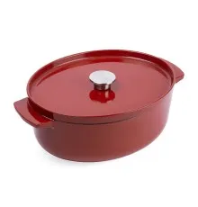 Гусятница KitchenAid Cast Iron 30 см 5,6 л Червона (CC006063-001)
