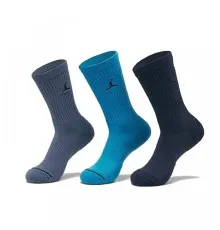 Носки Nike U ED CUSH POLY CREW 3PR 144 DX9632-907 38-42 3 пари Синій/Темно-синій/Блакитний (196605004595)