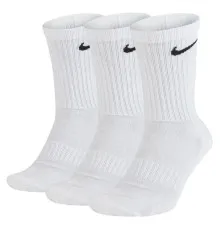 Шкарпетки Nike U NK EVERYDAY CUSH CREW 3PR SX7664-100 46-50 3 пари Білі (888407233890)