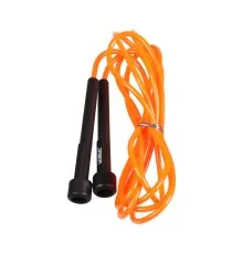 Скакалка LiveUp PVC Jump Rope LS3115-o в тубусі чорний/помаранчевий 275x0.5см (6951376109184)