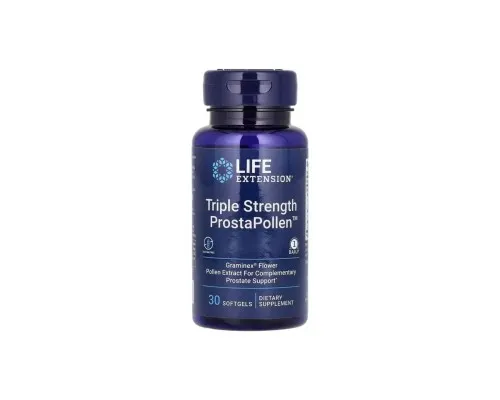 Витаминно-минеральный комплекс Life Extension Защита тройной силы мужского здоровья, Triple Strength ProstaPollen (LEX-19093)