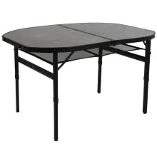 Туристичний стіл Bo-Camp Northgate Oval 120x80 cm Black/Grey (1404187)