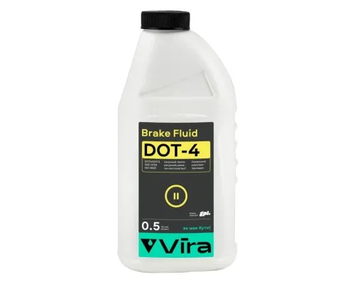 Гальмівна рідина VIRA Brake Fluid DOT-4 0,5 л (VI1001)