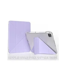 Чехол для планшета BeCover Ultra Slim Origami Transparent Apple iPad Pro 11" M4 2024 Purple (711692)