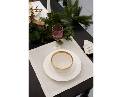 Серветка на стіл Прованс Перлина White 40х40 см (037588)
