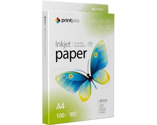 Фотобумага PrintPro A4 (PGE180100A4)