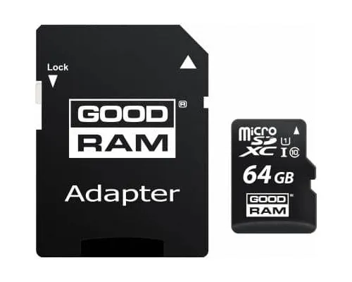 Карта пам'яті Goodram 64GB microSDXC Class 10 (M1AA-0640R12)