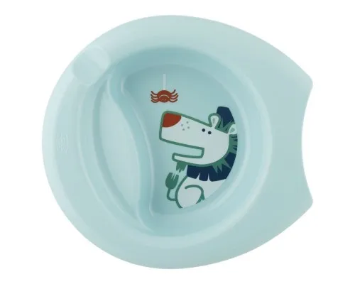 Набор детской посуды Chicco тарелка Easy Feeding Plate 6м+ Голубой (16001.20)