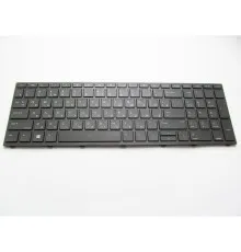 Клавиатура ноутбука HP ProBook 450/455/470 G5 черная с черной (A46063)