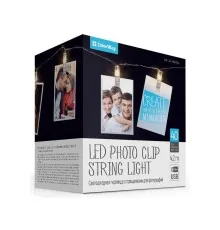 Гірлянда ColorWay Світлодіодна з прищіпками для фото 40 LED / 4.2 м USB (CW-LCP-40L42BU)