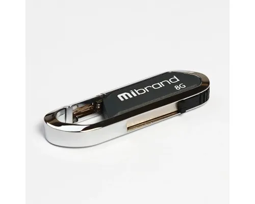 USB флеш накопичувач Mibrand 8GB Aligator Grey USB 2.0 (MI2.0/AL8U7G)