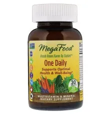 Мультивитамин MegaFood Мультивитамины One Daily, 30 таблеток (MGF-10150)