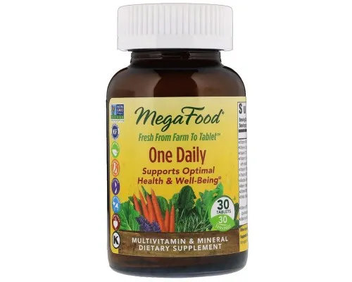 Мультивитамин MegaFood Мультивитамины One Daily, 30 таблеток (MGF-10150)