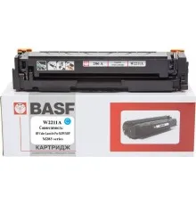 Картридж BASF HP CLJ M255, MFP M282/M283 W2211A Cyan, without chip (BASF-KT-W2211A-WOC)