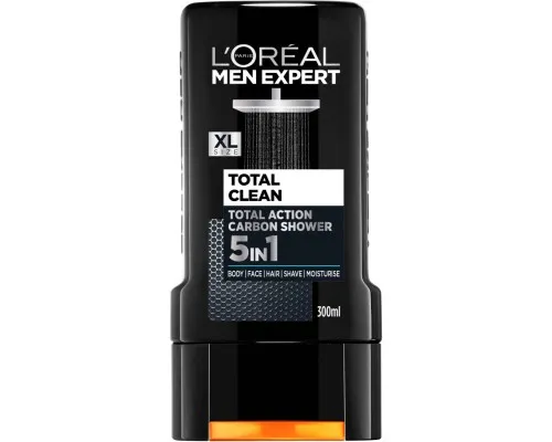 Гель для душа LOreal Paris Men Expert Total Clean 5 в 1 300 мл (3600523535989)
