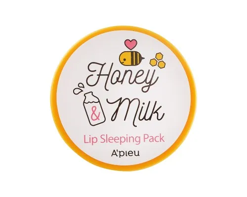 Маска для лица Apieu Honey Milk Lip Sleeping Pack для губ 6.7 г (8806185745413)