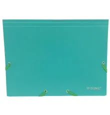 Папка на резинках H-Tone А4, зелена (FOLD-HT-JJ40941-G)