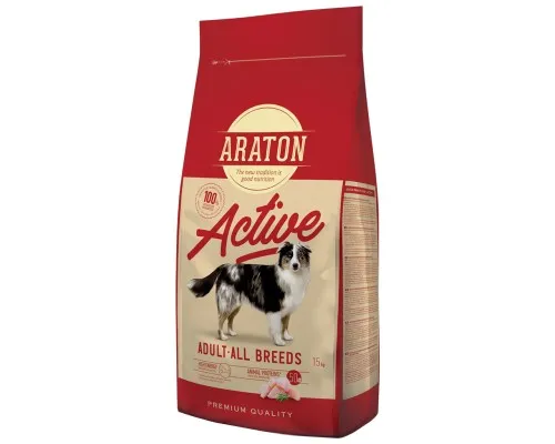 Сухой корм для собак ARATON Active Adult-All Breeds 15 кг (ART47466)