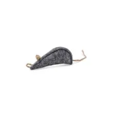 Игрушка для кошек Природа Мышка серая "Шустрик" 10 x 4 см (войлок) (4823082409600)