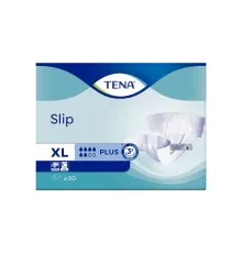 Подгузники для взрослых Tena Slip Plus XL 30 шт 120-160 см 6 капель (8699114504539)