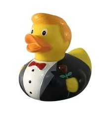 Іграшка для ванної Funny Ducks Качка Наречений (L1823)