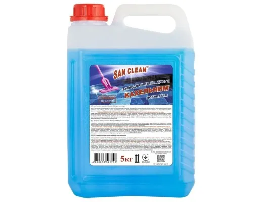 Средство для мытья пола San Clean для плитки и кафеля 5 кг (4820003541708)