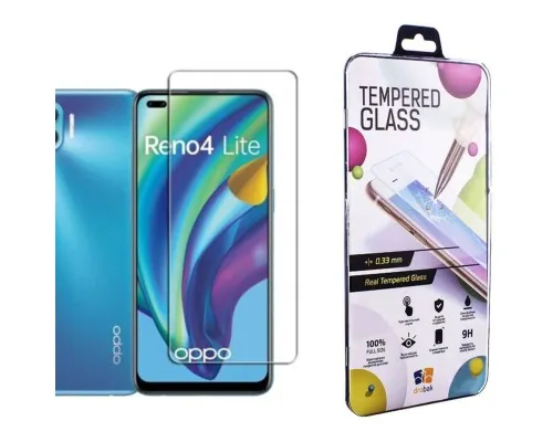 Скло захисне Drobak OPPO Reno4 Lite (464633)