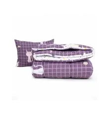 Ковдра MirSon Набір Tencel Зима №3068 Color Fun Line Whales (ковдра + подушка середня) 155х215+50х70 (2200004847900)