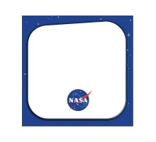 Бумага для заметок Kite с клейким слоем NASA cat 70х70 мм, 50 листов (NS22-298)