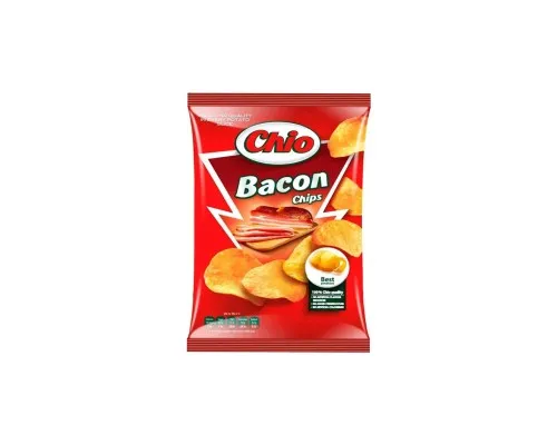 Чіпси Chio Chips зі смаком бекону 75 г (5900073000769)