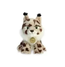 Мягкая игрушка Aurora мягконабивная Рысь Иберийская Бежево-коричневая 22 см (210292A)