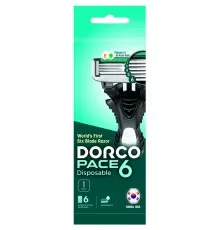Бритва Dorco Pace 6 для чоловіків 6 лез 1 шт. (8801038583433)