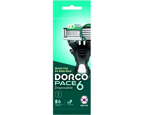 Бритва Dorco Pace 6 для чоловіків 6 лез 1 шт. (8801038583433)