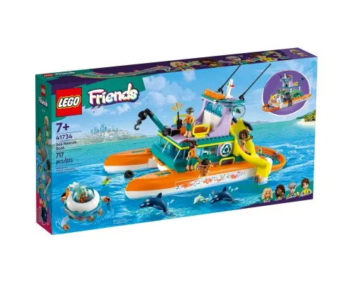 Конструктор LEGO Friends Лодка морской спасательной бригады 717 деталей (41734)