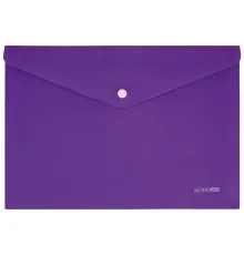 Папка - конверт Economix А4 180 мкм, непрозрачная, фактура "помаранч", фиолетовая (E31305-58)