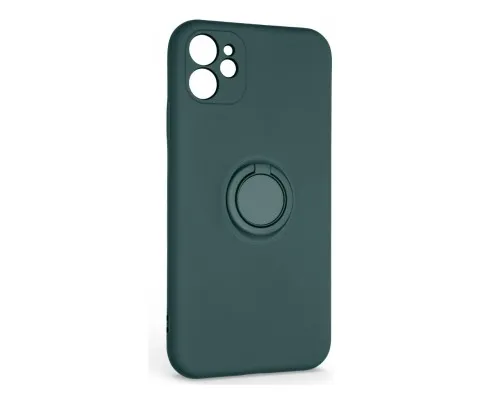 Чехол для мобильного телефона Armorstandart Icon Ring Apple iPhone 11 Dark Green (ARM68647)